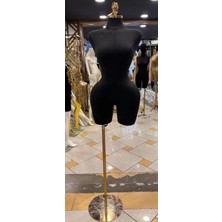 Md Vitrin Dekorasyon 42 Beden Pantolon Giyebilen Siyah Süet Kumaşlı Özel Terzi Mankeni