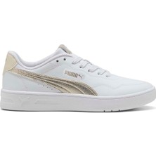 Puma Court Lally Metallic Whisper Kadın Beyaz Sneaker Ayakkabı 40605801