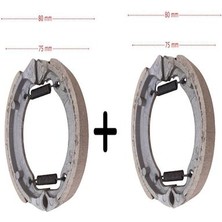 E-Bis Ön Fren Balatası 80 mm Stmax Ekobis E-Mon Joy Es-1 Es-2 Es-3-Uyumlu 2 Adet Erpilsan Elektronik