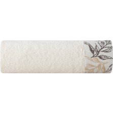 Mudo Home MONA EKRU LEAF YÜZ HAVLUSU 50X80