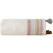 Mudo Home LAIA RENKLİ PÜSKÜLLÜ EL HAVLUSU 30X50 CM