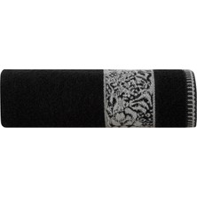 Mudo Home WILD SİYAH YÜZ HAVLUSU 50X80 CM