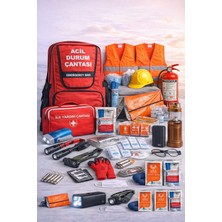 Doğal Eczane Profesyonel Deprem Çantası 237 Parça Full Paket Afet ve Ilk Yardım Seti