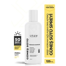Uraw Güneş Sütü Sprey 50 Spf+ Gözenek Sıkılaştırıcı ve Leke Karşıtı | Pdrn+ Içerikli Premium Bakım