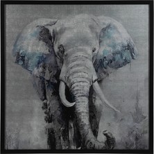 Mudo Home ELEPHAS ÇERÇEVELİ TABLO 100X100 CM