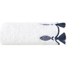 Mudo Home MARIN PISCES PÜSKÜLLÜ EL HAVLUSU 30X50 CM