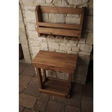 Dekoratif Ahşap Masa Bar