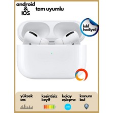 EBG Elektronik Beyaz 2. Nesil Pro Tüm Telefonlar ile Uyumlu Bluetooth 5.0 Kulakiçi Kulaklık