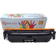 QPRİNT TONER Canon Crg 069 Uyumlu Toner Çipli Siyah Bk CRG-069 Garantili Yeni Versiyon LBP673 MF752 MF754