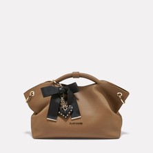 Black Ribbon Tina Maxi Aksesuar Detaylı El Çantası Camel