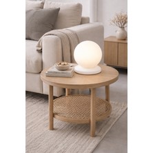 Osc Home Aydınlatma Tasarım Küre Abajur Beyaz