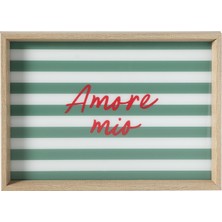 Mudo Home AMORE MIO DEKORATİF TEPSİ 31X42 CM