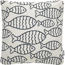 Mudo Home MARİN WAVE KIRLENT EKRU 45X45 CM