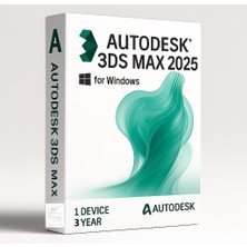 Autodesk 3ds Max 2025 (Windows) - 1 Pc 3 Yıl Autodesk Key (Full Sürüm)