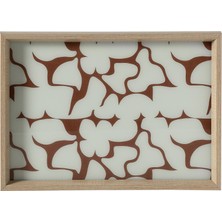 Mudo Home SOFT BROWN DEKORATİF TEPSİ 31X42 CM