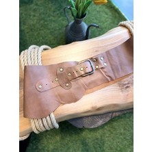 Yılday Gür Butik Colette El Yapımı Hakiki Deri Bohem Korse Kemer - Standart Beden