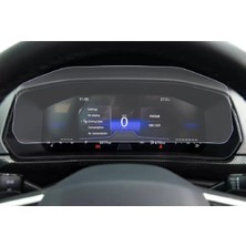 Mrtglass Volkswagen T-Roc Dijital Gösterge Ekran Koruyucu 9h Nano Film 2024-2025 Uyumlu