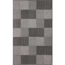 Eko Halı Mono Mno 01 Dark Grey Kaymaz Tabanlı Kilim