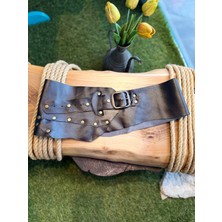 Yılday Gür Butik Ravenscroft El Yapımı Hakiki Deri Bohem Korse Kemer - Standart Beden