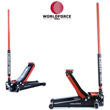 Worldforce HİDROLİK KRİKO 3 TON DÜŞÜK PROFİL ÇİFT PİSTON GARAJ EKİPMANLARI HIRDAVAT