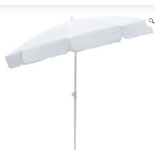 Ods Plaj Şemsiyesi Beyaz 200CM Çapında+Taşıma Çantası Hediyeli