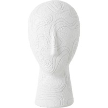 Mudo Home MODERN BEYAZ  BİBLO 12X15X24 CM