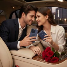 Ermer IPHONE 15 Pro Için Magsafe Cüzdanlı Mıknatıslı Lüks Deri Kılıf