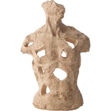 Mudo Home ABSTRACT MAN BİBLO KAHVERENGİ 10X24X36CM