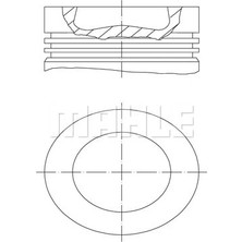 Mahle MOTOR PİSTON SEGMAN POLO-GOLF6-CADDY-JETTA-A3-LEON 79.51MM CAYA-CAYB-CAYC-CAYD-CFWA 1.2-1.6 TDI