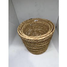 Yılmaz Seramik 2'li Hasır Saksı