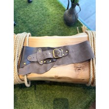 Yılday Gür Butik Soho Çift Tonlu Nubuk & Deri Aksesuar - Kontrast Dokulu ve Katmanlı Özel Tasarım - Standart Beden
