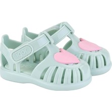 19-25 Numara Igor Toby Gloss Love Sandalet - Mint Yeşili