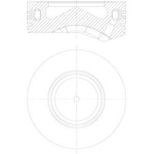 Mahle PISTON SEGMAN STD 84.00MM BMW N57 D30 A B C E90 E92 F32 F34 F10 F01 F25 F26 E70 F15 F16 E71