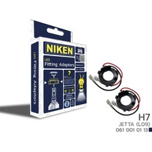 Niken LED Far Montaj Adaptörü H7 VW Jetta Universal Uyumlu Dayanıklı Malzeme ile Kolay Montaj