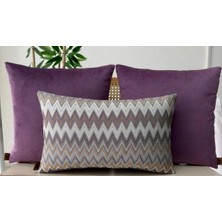 Elanora Home Dekoratif Kırlent Kılıfı,yüksek Kaliteli Dokuma Kumaş,3’lü Set