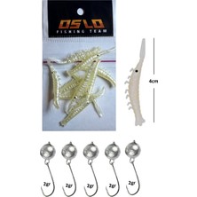 Oslo Lrf Sasi Karides 2gr Jighead No:1 Silikon Suni Yem