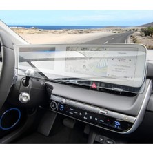Mrtglass Hyundai Ionıq 5 Ekran Koruyucu Dijital Gösterge ve Navigasyon 12.3 Inç Nano Film 2022 2023 2024