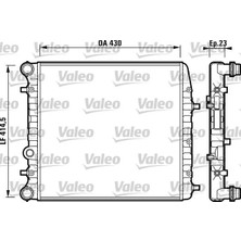 Valeo RADYATÖR VW POLO 6Q0121253J 6Q0121253K 6QE121253