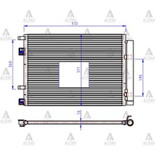 Maher RADYATÖR KLİMA ACCENT 2011-2018 BLUE / RIO 2012 DİZEL BRAZING 97606 1R300