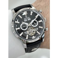 Reward Orijinal 2 Yıl Garantili Siyah Kadran 5ATM Su Geçirmez Fonksiyonlu Otomatik Erkek Kol Saati ILK.662