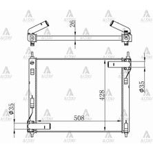 Maher Radyatör Su Juke 2010 1.6 Dıg-T Brazıng 26MM M-T 21410 1KC5A