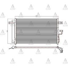 Maher RADYATÖR KLİMA ACCENT 2003-2006 1.5 DİZEL 3 CYL. BRAZING 97606 25800