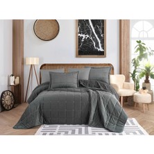 Hobby Crystal Yatak Örtüsü Seti Gri