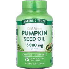 Nature's Truth Pumpkin Seed Oil Greens Superfoods Omega Fish Oil Epa Dha Cold Pressed 75 Quick Release Softgels
