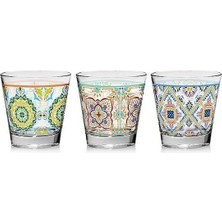 Cerve Valencia 3 Parça Set Desenli Nadia Water 250 Cc Su Bardağı