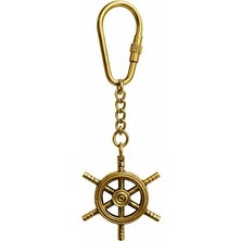 Pirinç Dümen Anahtarlık - Model 2