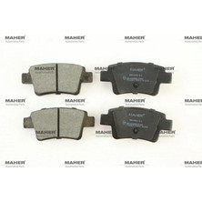 Maher FREN BALATA LINEA 2007 / GRANDE PUNTO 2005-2012 / CORSA D 2006-2014 / PUNTO 2012 DİSK ARKA