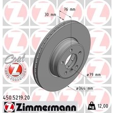 Zimmermann FREN DISKI ON RANGE ROVER 3 VOGUE L322 2005-2012 SDB000200 SDB000201