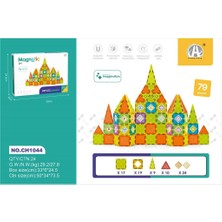 LTG Nova 03-CH1044 5,5 cm Manyeti̇k Bloklar 79 Pcs