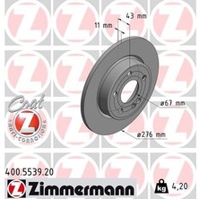 Zimmermann FREN DISKI ARKA MERCEDES W177 W247 C118 A2474230112 (2 ADET)